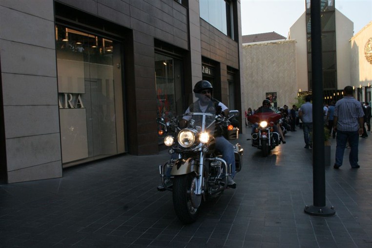 Harley Davidson show at Beirut Souks